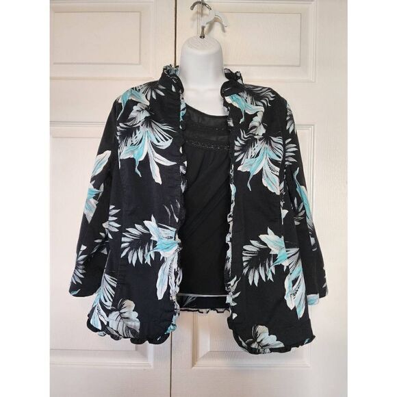 Chico's Floral Blazer - Picture 2 of 5